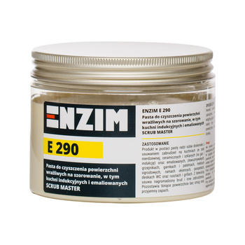 E 290 - Pasta do czyszczenia powierzchni wrażliwych na szorowanie, w tym kuchni indukcyjnych i emaliowanych 500 g SCRUB MASTER