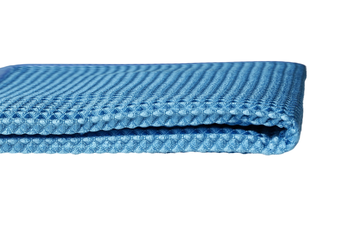 ESWB 40 x 40 cm Ścierka typu waffel do powierzchni szklanych niebieska Blue Waffle Cloth