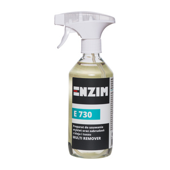 E 730 - Preparat do usuwania etykiet oraz zabrudzeń z kleju i tuszu 0,5 L MULTI REMOVER