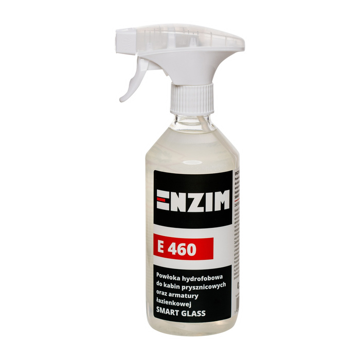 E 460 - Powłoka hydrofobowa do kabin prysznicowych oraz armatury łazienkowej SMART GLASS